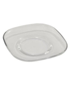 Spodek szklany przezroczysty 1szt 7823