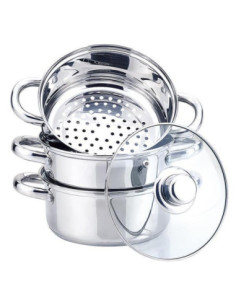 Garnek na parę 4 elementy 22cm MR-2900-22