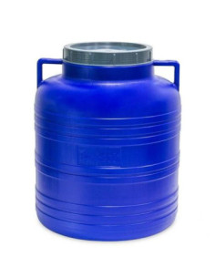 Beczka plastikowa 80L niebieska z zakrętką