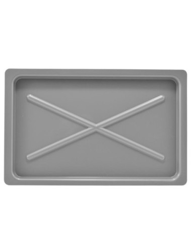 Podstawka pod suszarkę 35,5x23cm srebrna