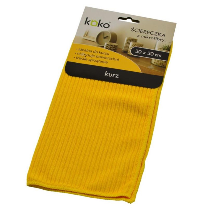 Ściereczka z mikrofibry do kurzu 30x30cm Koko KO-7191