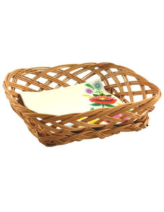 Koszyk wiklinowy prostokątny mały 25x21x7cm