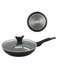 Patelnia 24cm marmurowa z/p IND Klausberg KB-7039