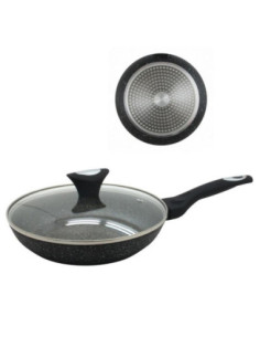 Patelnia 28cm marmurowa z/p IND Klausberg KB-7041