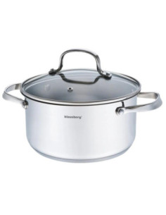 Garnek 18cm 2,5L nierdzewny z/p KB-7212 stal 18/10