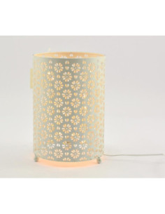 Lampion 23cm okrągły 24 LED metal TG37358