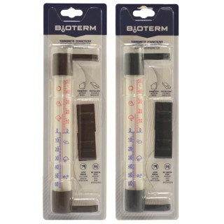 Termometr zaokienny 230/26mm przyklejany