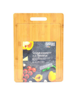 Deska do krojenia bambus 42x30cm SSW 700107