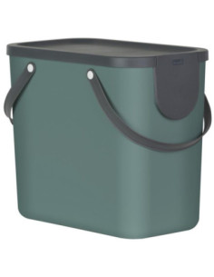 Kosz na śmieci Albula 25L zielony plastikowy