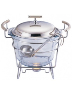 Waza z podgrzewaczem 4L Kinghof KH-1417 z łyżką