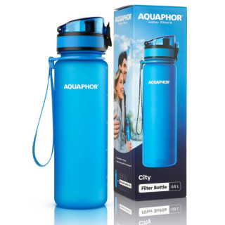 Butelka filtrująca Aquaphor City 0,5L niebieska