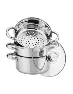 Garnek na parę 4 elementy 22cm 4L Kinghoff KH-3328