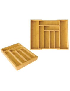 Wkład do szuflad bambusowy Kinghoff KH-1501 rozsuwany