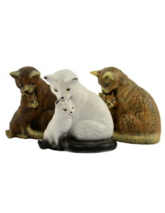 Figurka Koty 24cm ceramiczna 219 mix