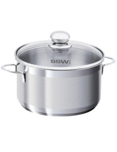 Garnek 24cm 6,1L z pokrywką City SSW