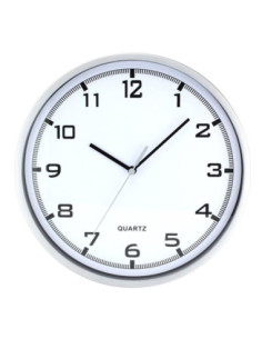 Zegar ścienny 25cm srebrny E01-2478.70A