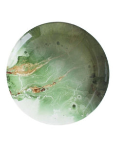 Talerz Villa Italia Agat do ciasta szklany 32cm AK326