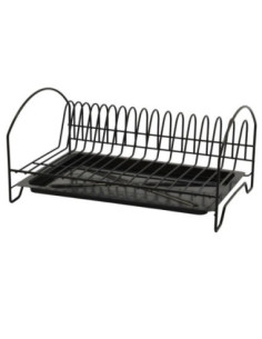 Suszarka do naczyń 1-poziomowa 40cm czarna