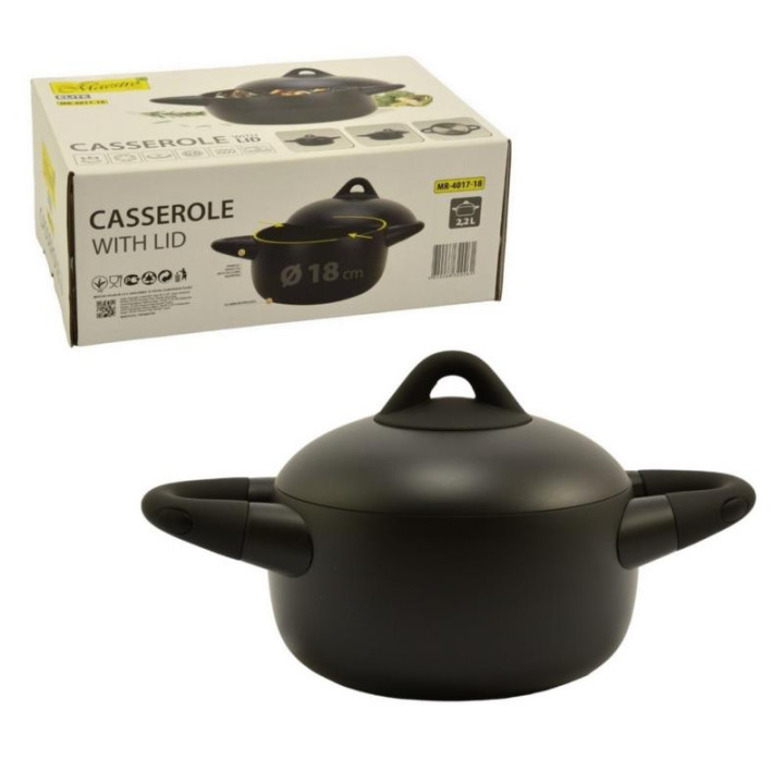 Garnek 18cm 2,2L z pokrywką Maestro MR-4017-18