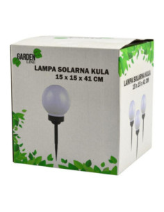 Lampa solarna h:41cm Kula 0724