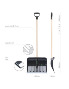 Łopata plastikowa do śniegu 41cm