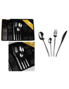 Sztućce 24 elementy Hausmann Lena połysk
