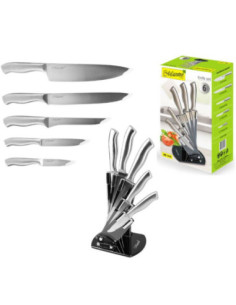 Noże w bloku 6 elementów Maestro MR-1410