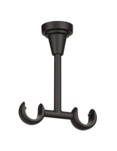 Wspornik II 19 sufitowy czarny matt