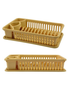 Suszarka do naczyń plastikowa Lux I beżowa