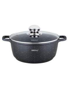 Garnek 24cm 4,5L z pokrywką Kinghoff KH-1595
