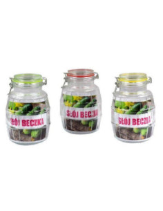 Słój  2,1L hermetyczny beczka mix