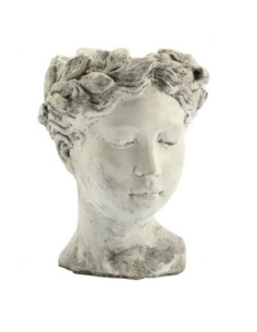 Doniczka betonowa  15x16x20cm kobieta