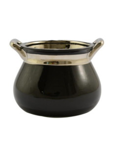 Wazon ceramiczny 14cm czarny