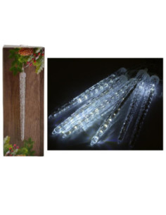 Lampki Sople kryształ 6 LED 5,5m