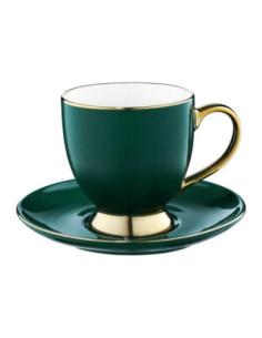 Filiżanka ze spodkiem Royal zielona 220ml