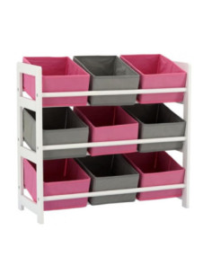 Regał dziecięcy 9 pojemników 65x28x60cm 3579