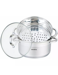 Garnek na parę 3 elementy 24cm 5L Klausberg KB-7144