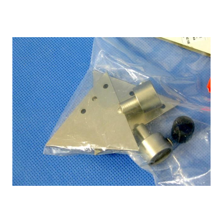 Końcówki Trójkąt chrom-mat 16