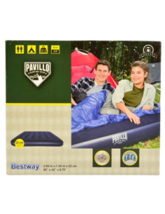 Materac welur 2-osobowy 203x152x2cm 67003