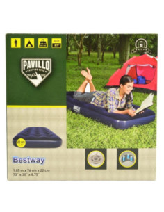 Materac dmuchany 185x76cm welur 67000N