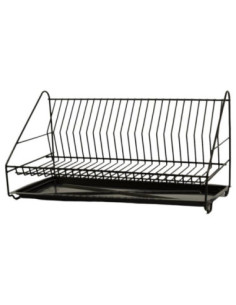 Suszarka do naczyń 1-poziomowa 50cm czarna