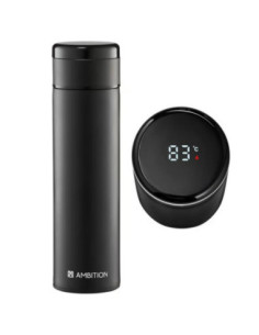 Butelka termiczna 420ml Indi czarna 42191