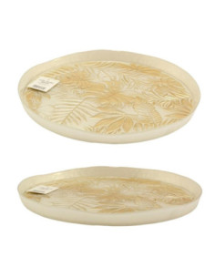 Talerz Villa Italia Amazon gold do ciasta szklany 32cm AK439