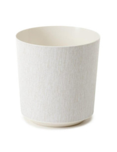 Doniczka Gama 25cm h:27cm textil kremowy 012-07