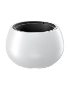 Doniczka Heos kula 37cm h:23cm z wkładem biały DBHEK