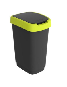 Kosz na śmieci 25L Rotho Twist limonka