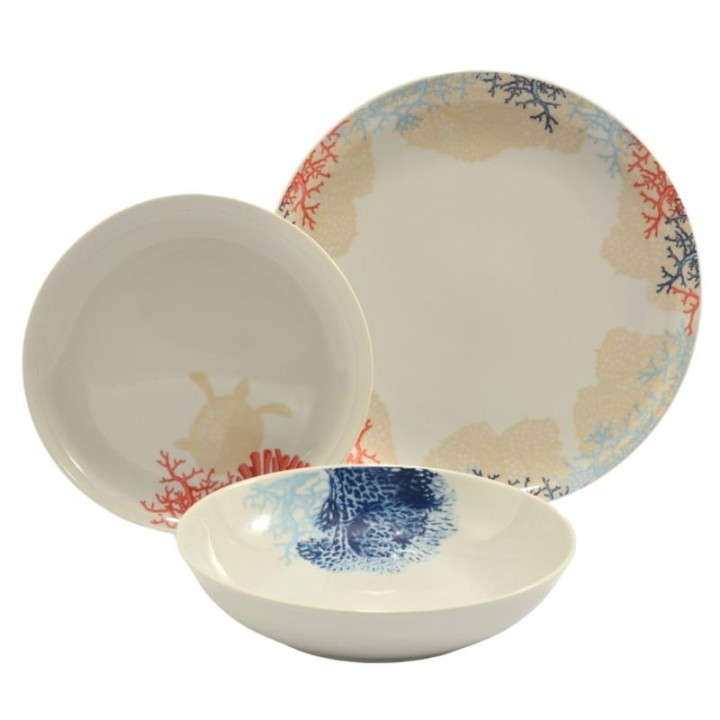 Serwis obiadowy Waza WA-Ocean Nora 18 elementów