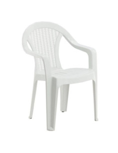 Krzesło ogrodowe białe 56x42x78cm 3747