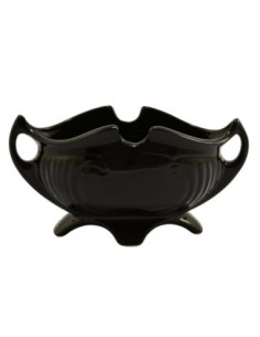 Wazon ceramiczny 26x13cm Waza czarny C-1091szk