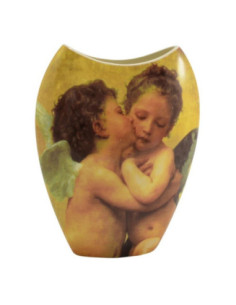 Wazon ceramiczny 26cm Adela Aniołki 60398-9A